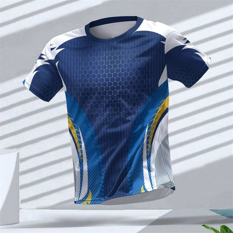 Table Tennis Graphics - Camisetas Esportivas com Estampa Geométrica 3D,