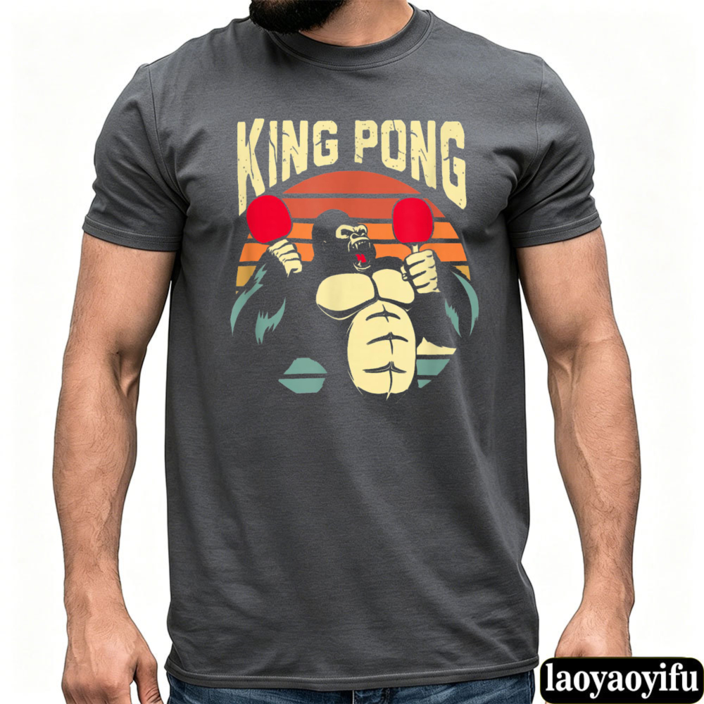 Table Tennis Graphics - Camiseta Masculina Vintage Retrô Ping Pong