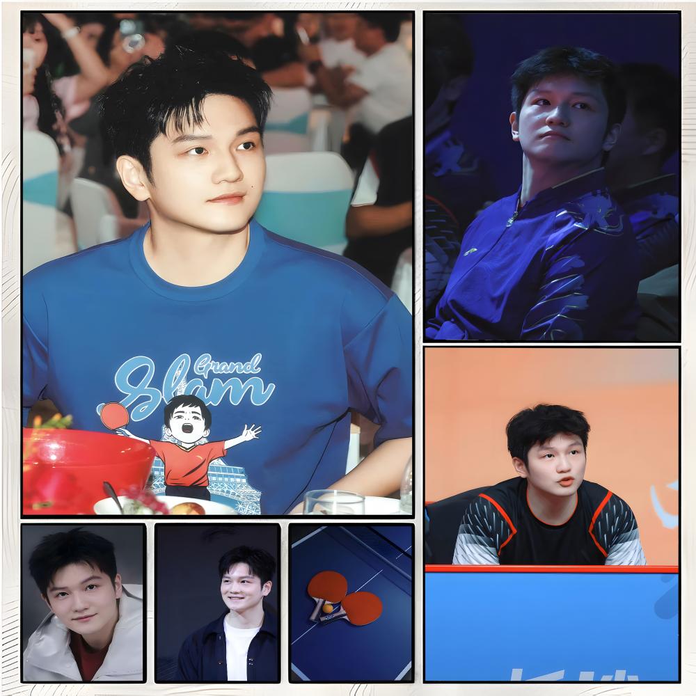 Table Tennis Zhendong - Pôster de Tenista de Tênis de