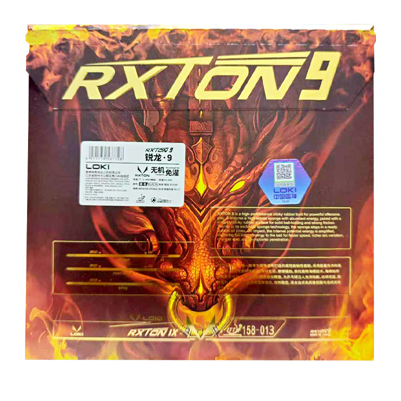 LOKI RXTON 9 Borracha de Tênis - Table Tennis Grip avaliação e preço