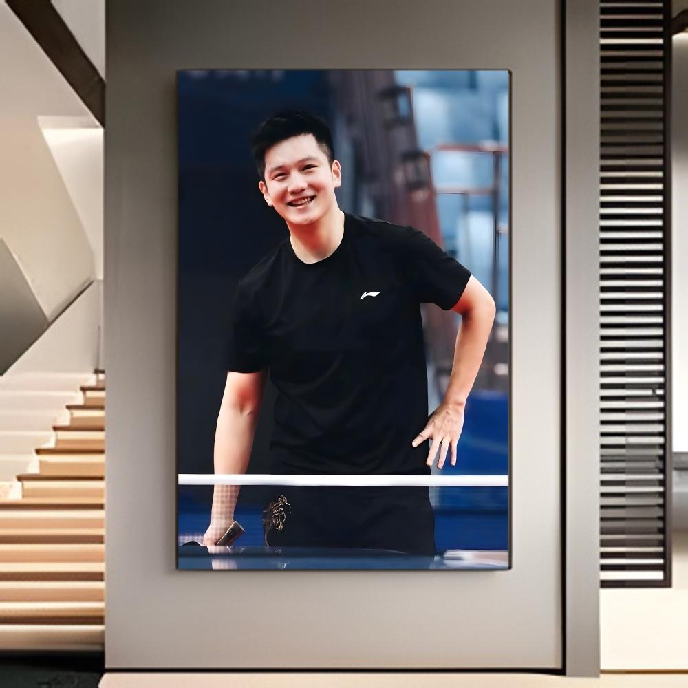 Pôster de tênis de mesa Fan Zh - Table Tennis Zhendong avaliação e preço