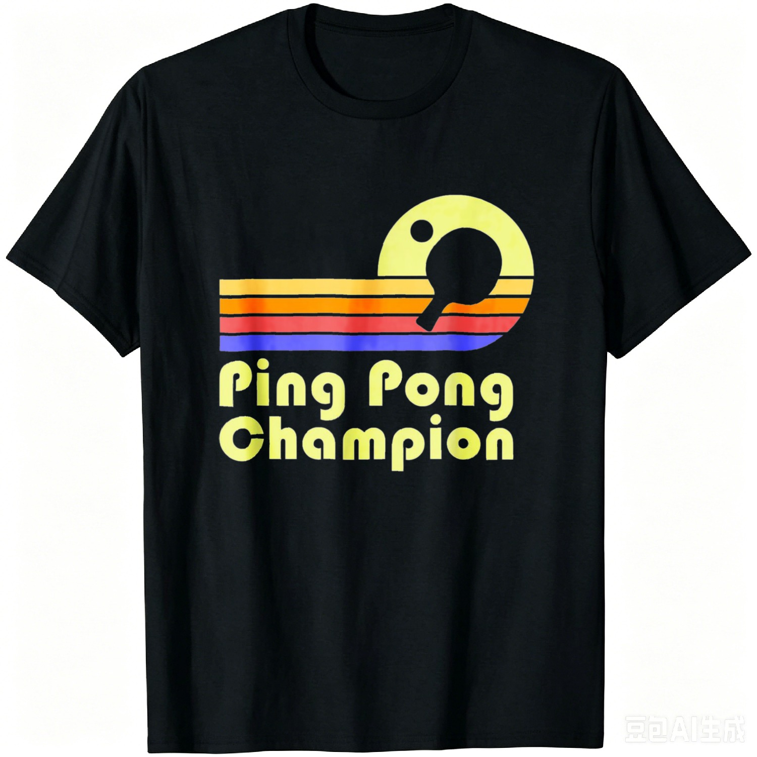 Camiseta Vintage de Campeão de - Table Tennis Graphics avaliação e preço