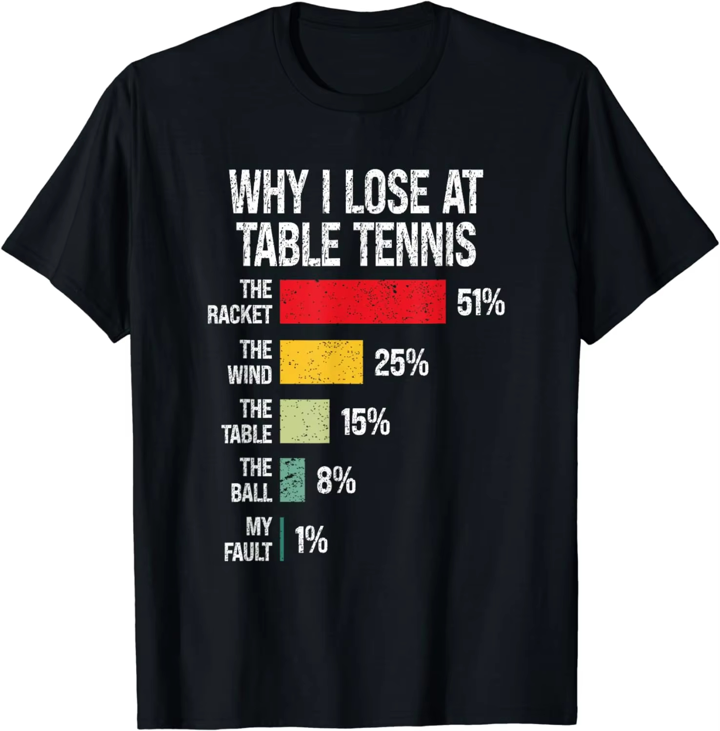 Camiseta gráfica engraçada com - Table Tennis Graphics avaliação e preço