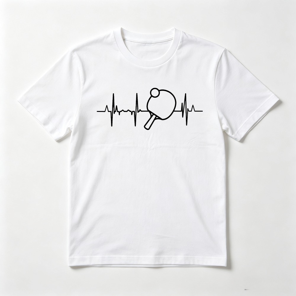 Camiseta Casual Estilo Vintage - Table Tennis Graphics avaliação e preço