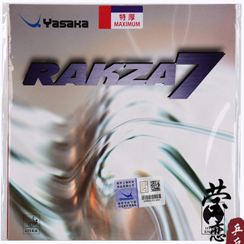 Yasaka original RAKZA 7 macio  - Table Tennis Grip avaliação e preço